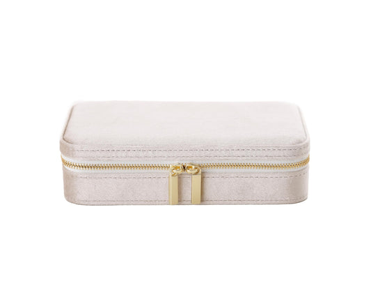 Jewellery box with mirror, 18.5x10x5 cm