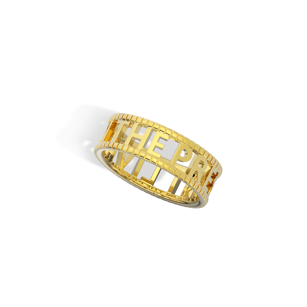 KLASSISCHER CUSTOMIQUE SIGNATURRING SILBER