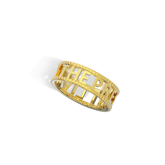KLASSISCHER CUSTOMIQUE SIGNATURRING SILBER
