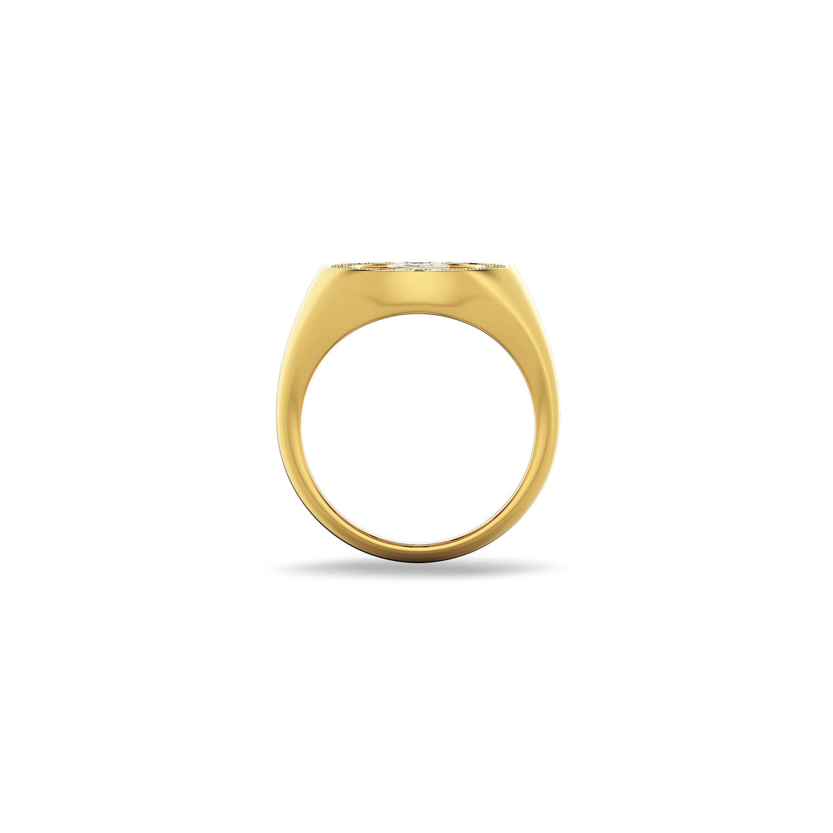 MONOGRAMM-INITIALENRING IN SILBER