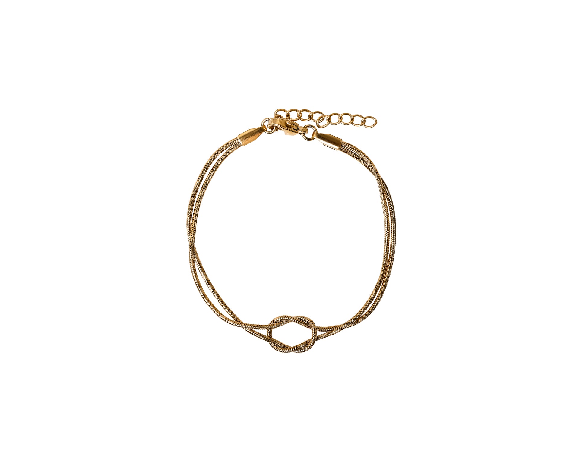 KNOTEN ARMBAND GOLD