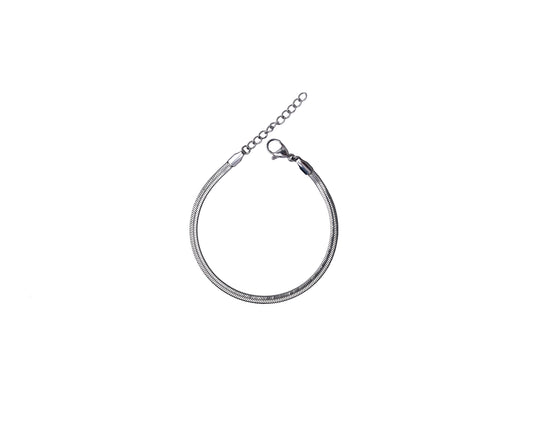 SNAKE ARMBAND SILBER
