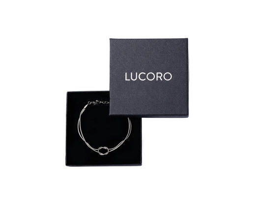 KNOTEN ARMBAND SILBER