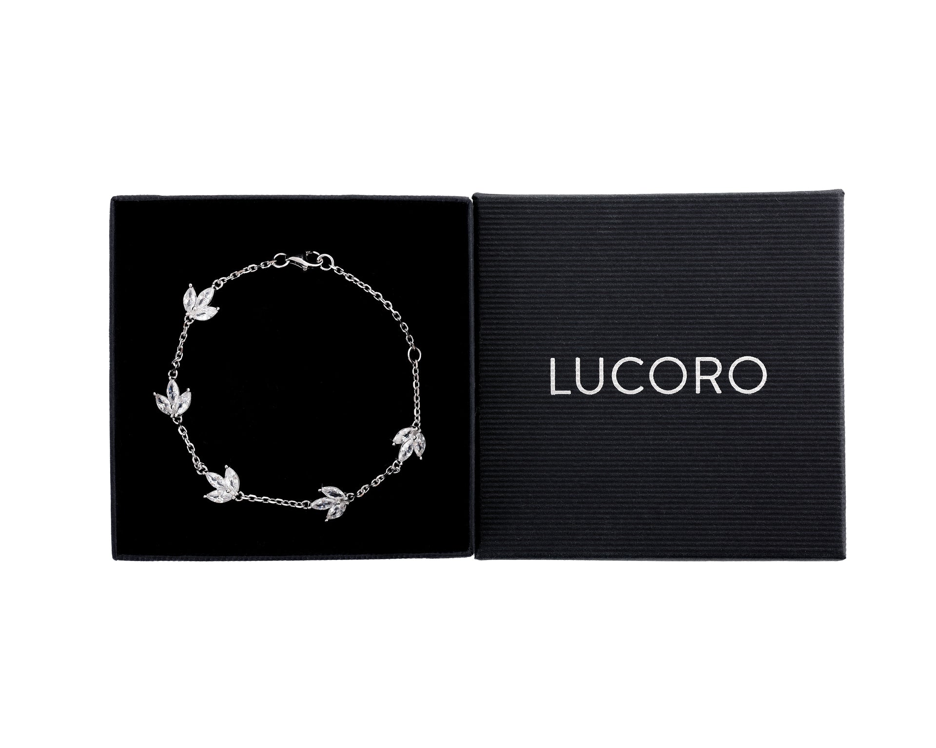 DAMEN ARMBAND MIT BLÄTTERN 925 SILBER