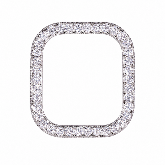 ICED OUT SMARTWATCH HÜLLE MOISSANIT VVS-D SILBER