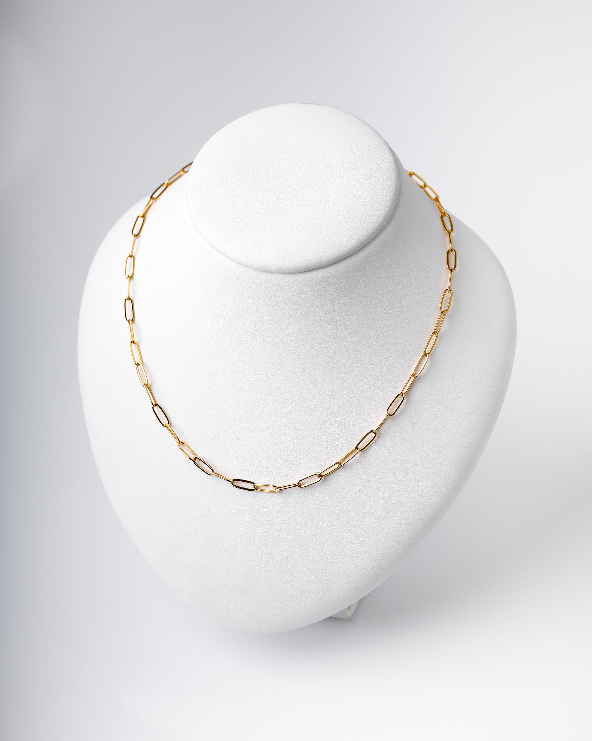 PAPERCLIP HALSKETTE 18K