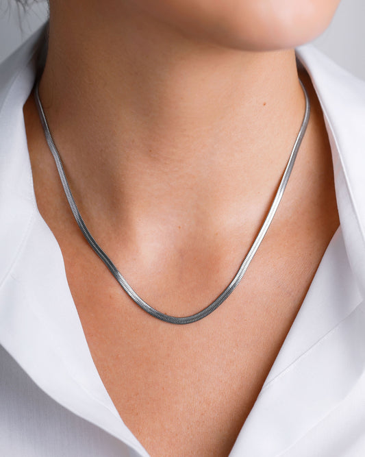 SNAKE CHAIN SILVER