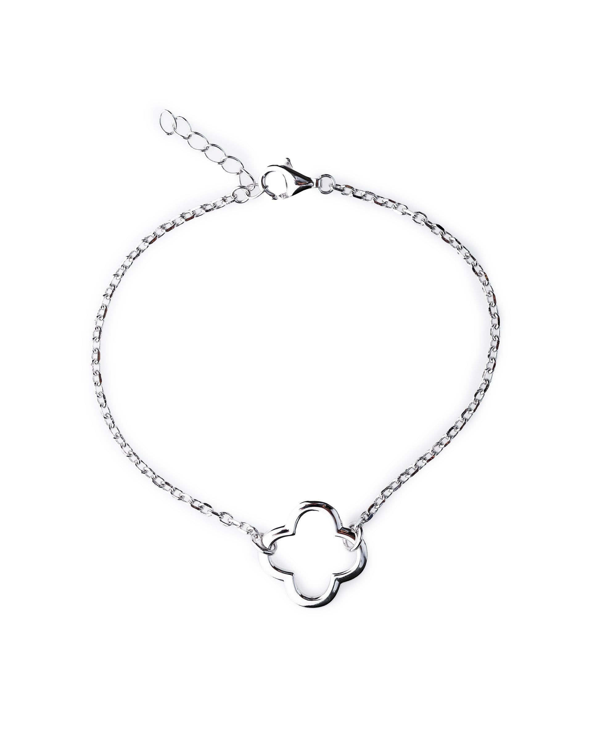 BRACELET TRÈFLE EN ARGENT 925 