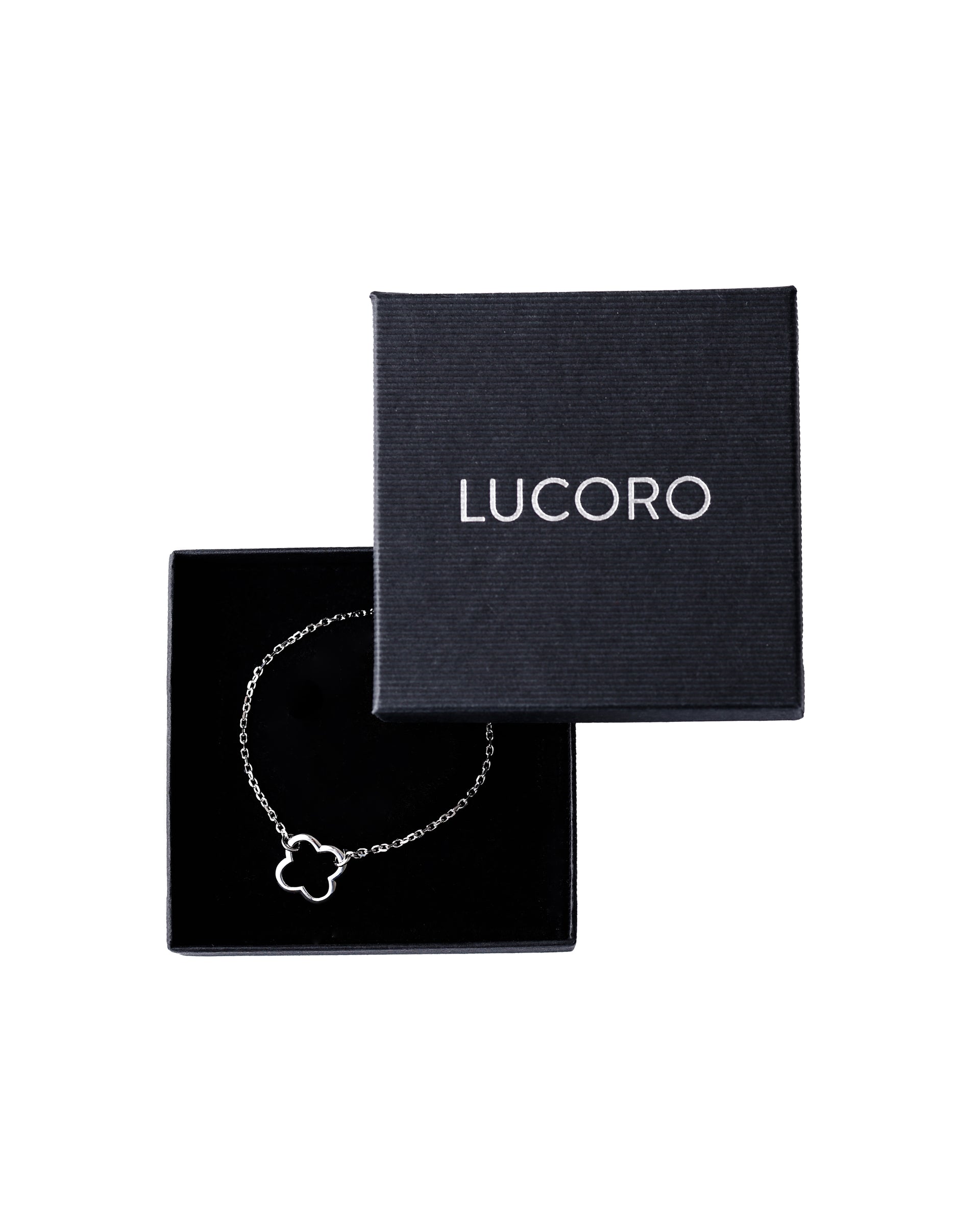 BRACELET TRÈFLE EN ARGENT 925 