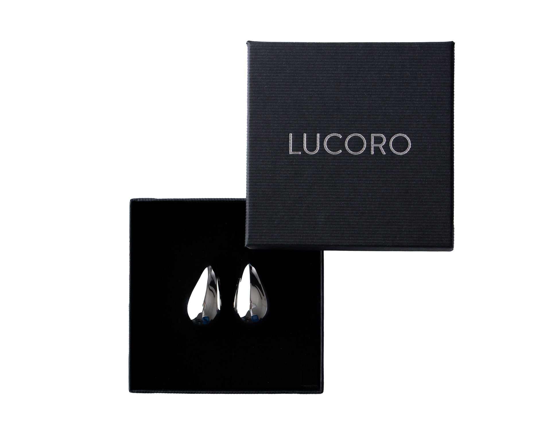 18K Vergoldete Ohrstecker in Tropfenform - Lucoro Diamonds