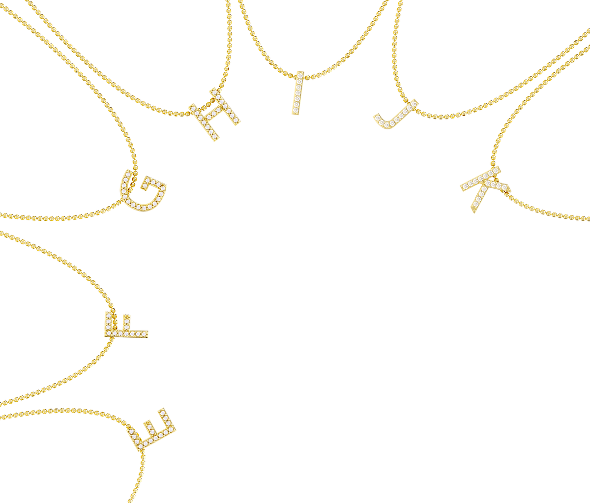 INITIALENKETTE SILBER