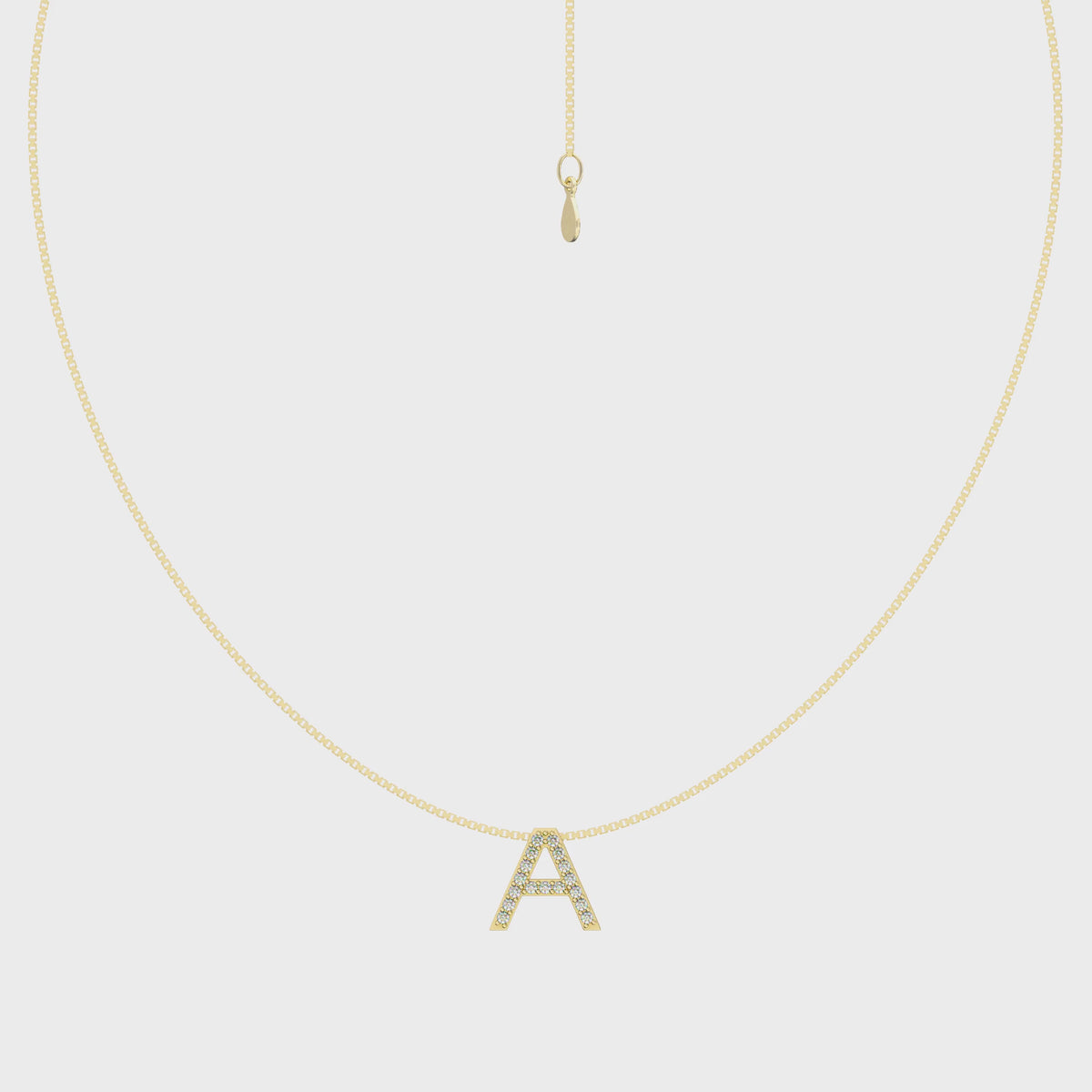 INITIALENKETTE SILBER