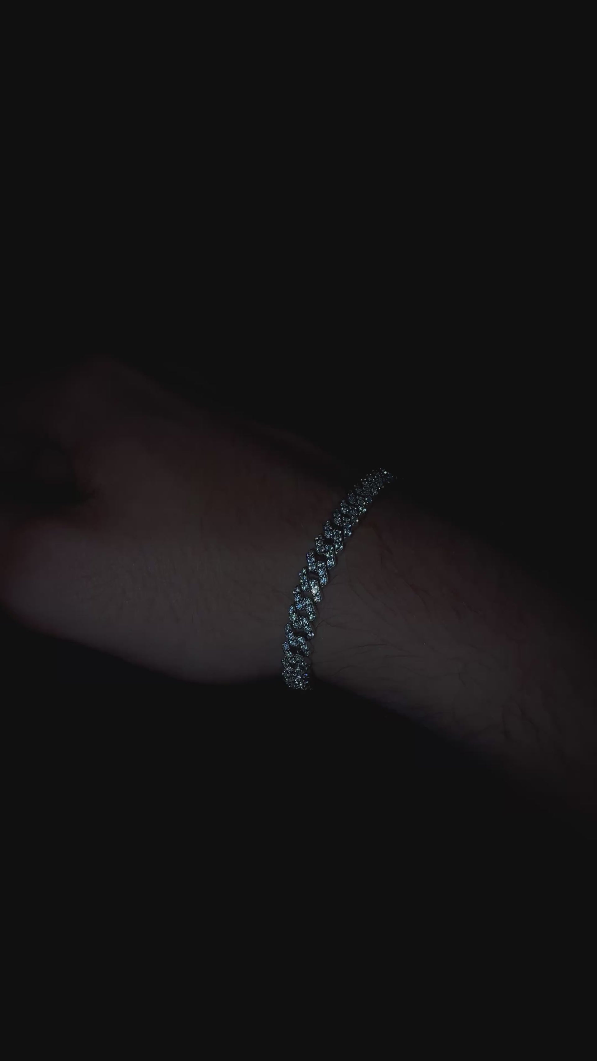 Bracelet à maillons cubains Miami 6 mm 